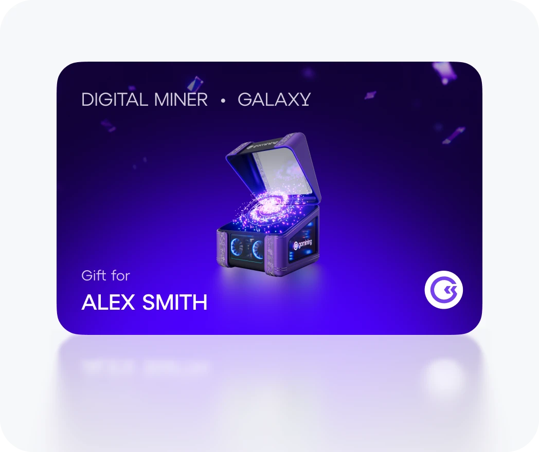 GoMining Galaxy Gift Card Preview